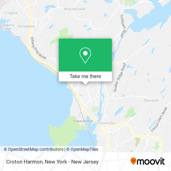 Croton Harmon map