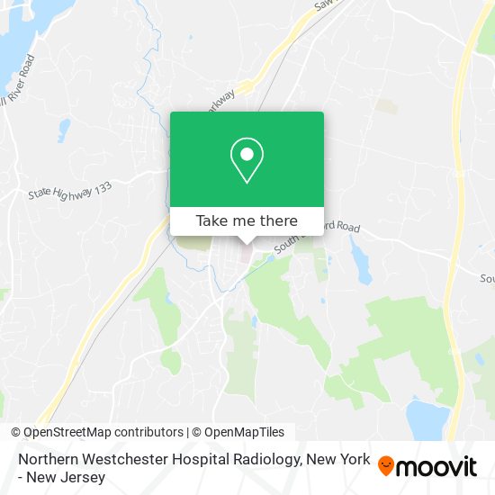 Northern Westchester Hospital Radiology map
