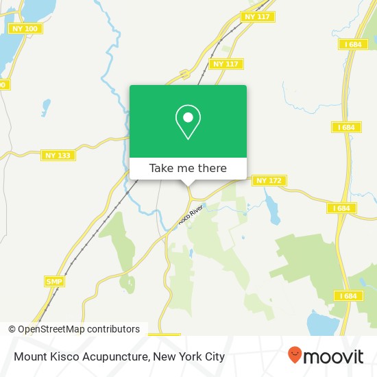 Mount Kisco Acupuncture map