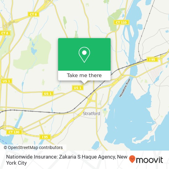 Mapa de Nationwide Insurance: Zakaria S Haque Agency