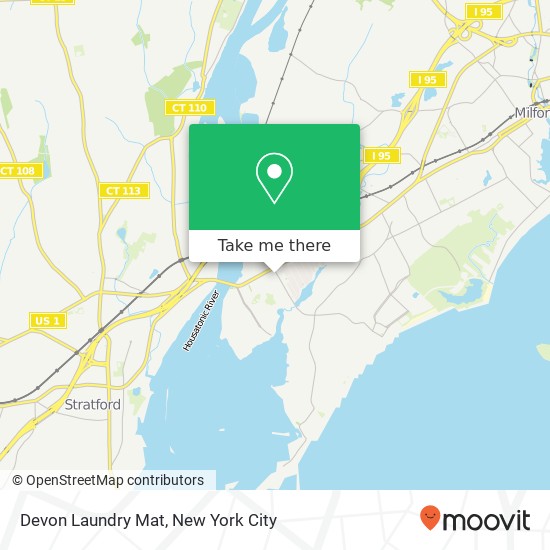 Mapa de Devon Laundry Mat