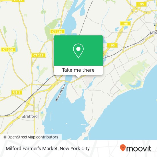 Mapa de Milford Farmer's Market