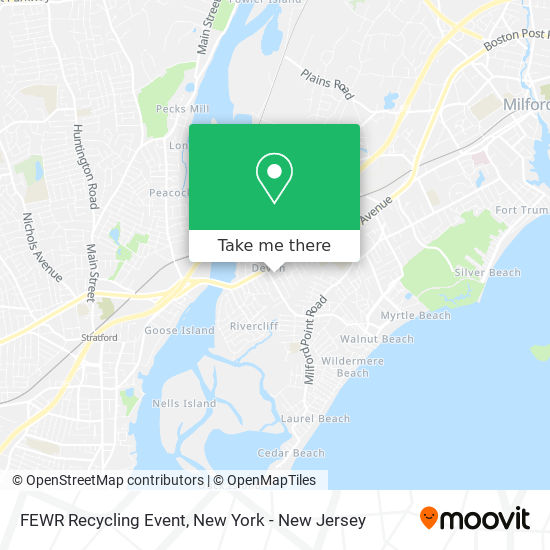 FEWR Recycling Event map