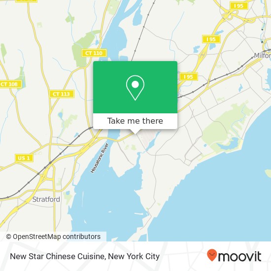 Mapa de New Star Chinese Cuisine