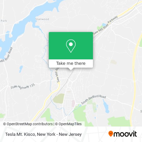 Mapa de Tesla Mt. Kisco