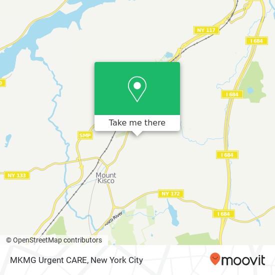MKMG Urgent CARE map