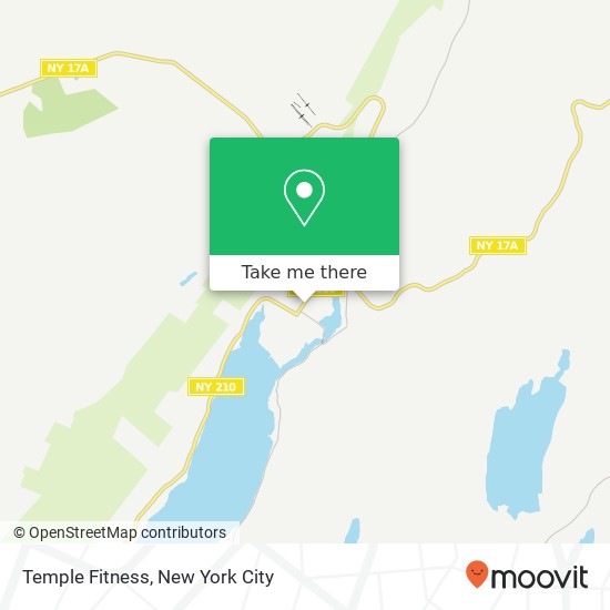 Temple Fitness map