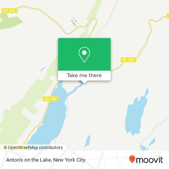 Mapa de Anton's on the Lake