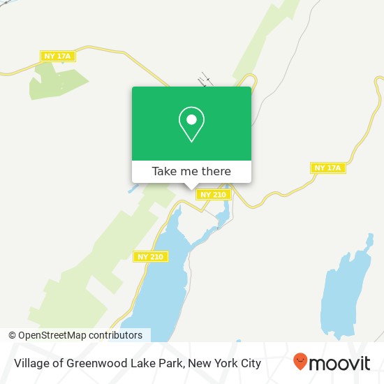 Village of Greenwood Lake Park map