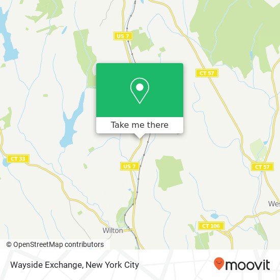 Wayside Exchange map