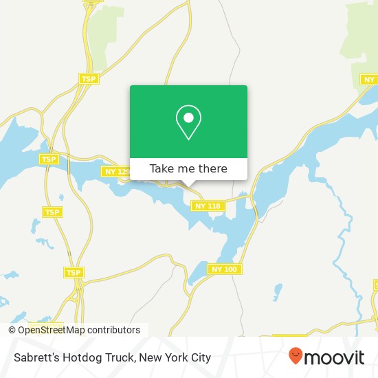 Mapa de Sabrett's Hotdog Truck