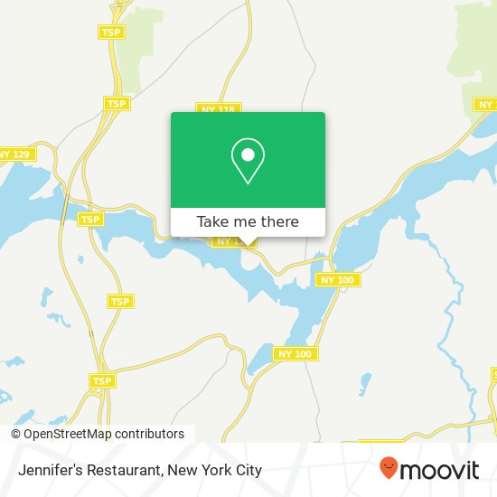 Mapa de Jennifer's Restaurant