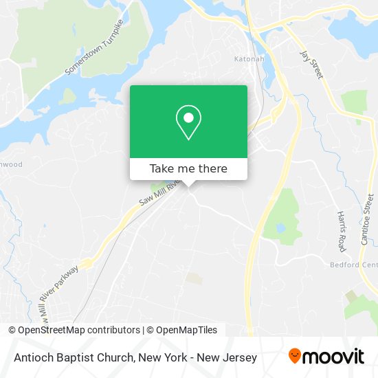 Antioch Baptist Church map