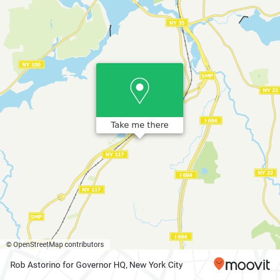 Mapa de Rob Astorino for Governor HQ