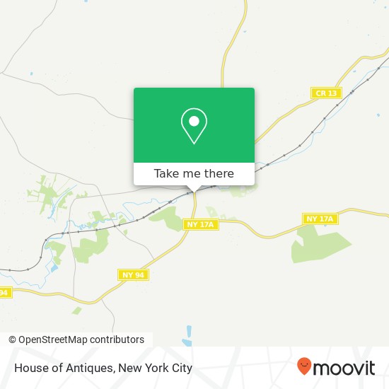 House of Antiques map