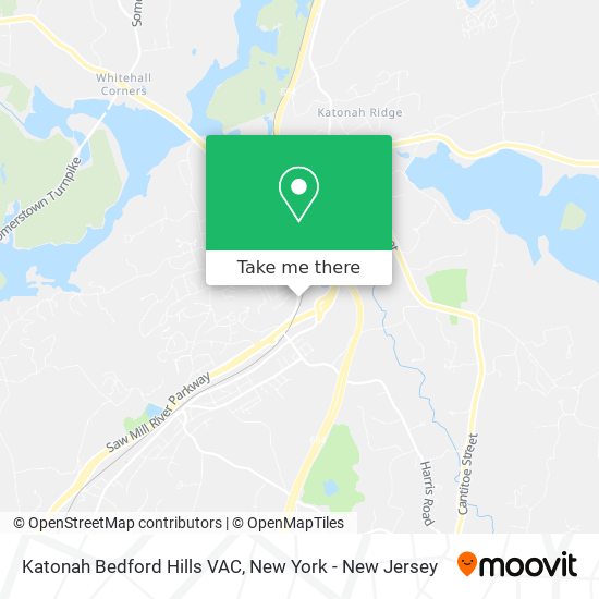 Katonah Bedford Hills VAC map