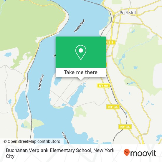 Buchanan Verplank Elementary School map