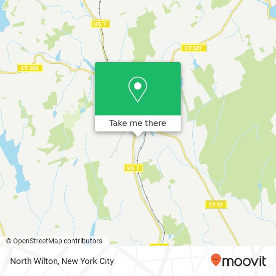 Mapa de North Wilton