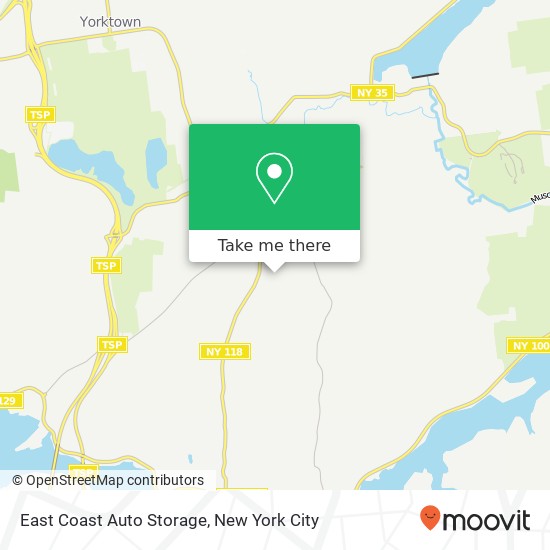 Mapa de East Coast Auto Storage