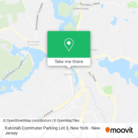 Katonah Commuter Parking Lot 3 map