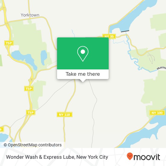 Wonder Wash & Express Lube map