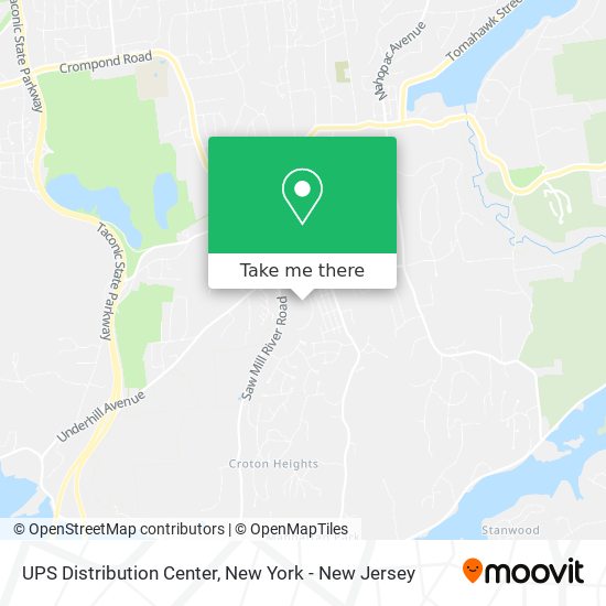 UPS Distribution Center map