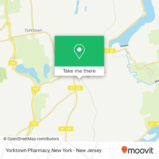 Mapa de Yorktown Pharmacy