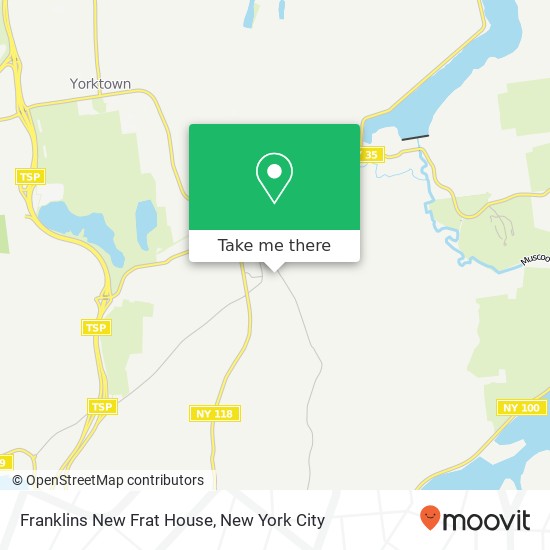Mapa de Franklins New Frat House