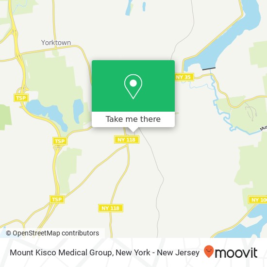 Mapa de Mount Kisco Medical Group