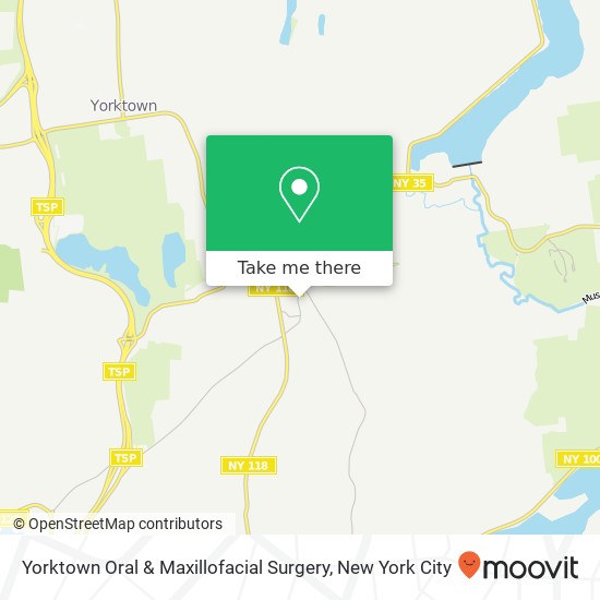 Mapa de Yorktown Oral & Maxillofacial Surgery