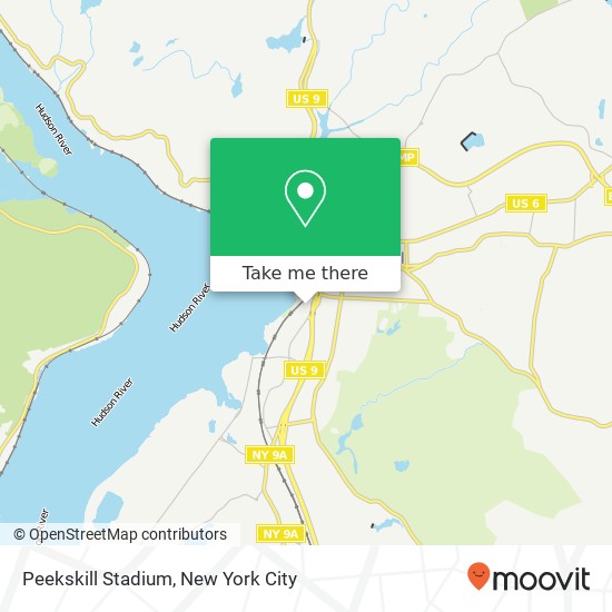 Mapa de Peekskill Stadium