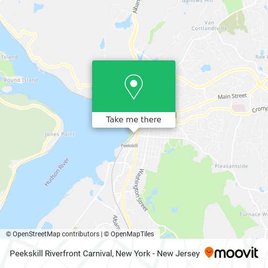 Peekskill Riverfront Carnival map