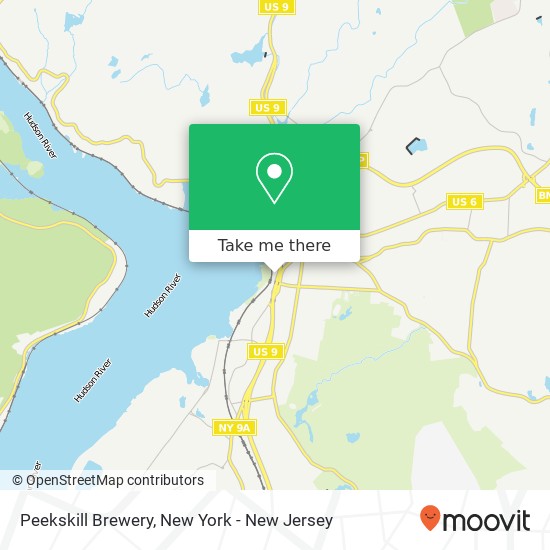 Peekskill Brewery map