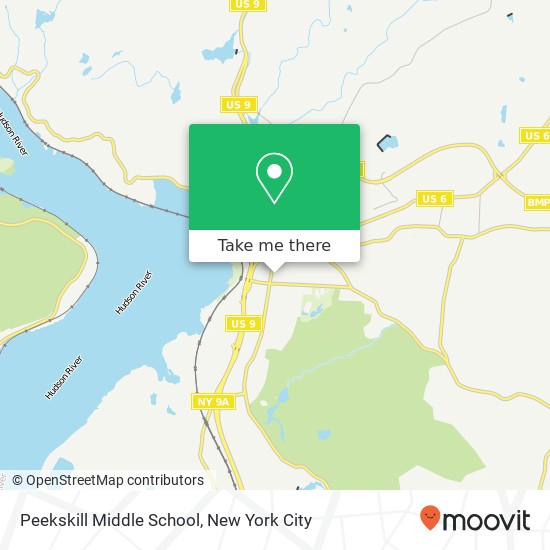 Mapa de Peekskill Middle School