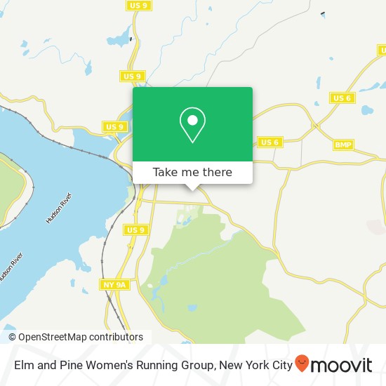 Mapa de Elm and Pine Women's Running Group