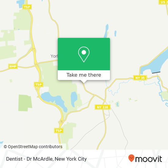 Dentist - Dr McArdle map