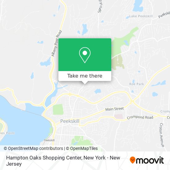 Hampton Oaks Shopping Center map