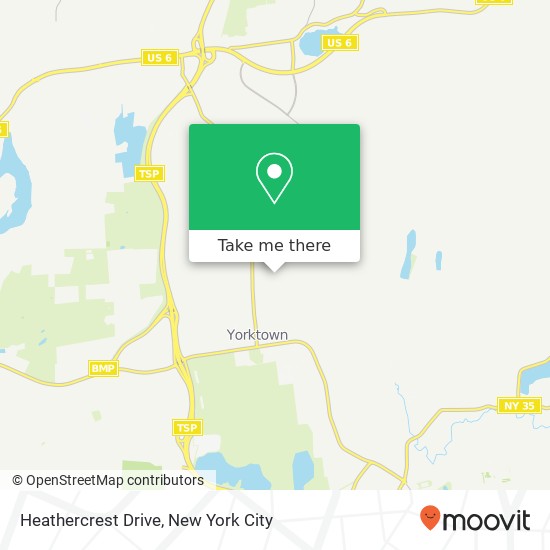 Heathercrest Drive map