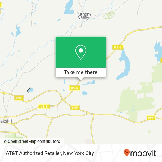 AT&T Authorized Retailer map