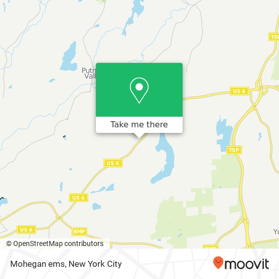 Mohegan ems map