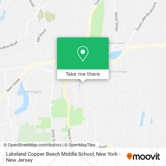 Lakeland Copper Beech Middle School map