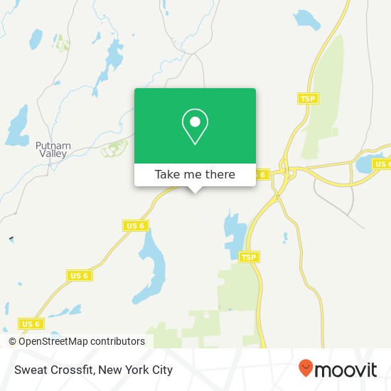Mapa de Sweat Crossfit