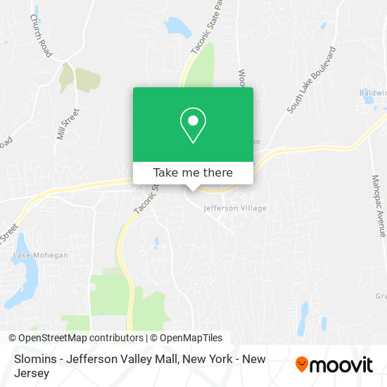 Slomins - Jefferson Valley Mall map