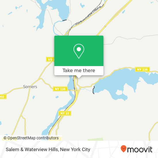 Salem & Waterview Hills map