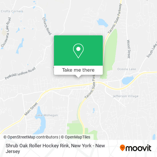 Shrub Oak Roller Hockey Rink map