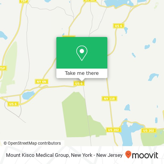 Mount Kisco Medical Group map