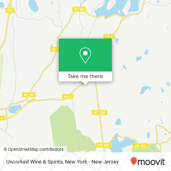 Mapa de Uncorked Wine & Spirits