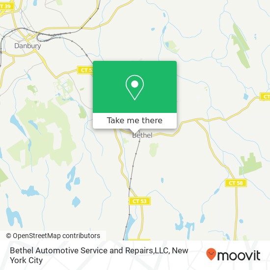 Bethel Automotive Service and Repairs,LLC map