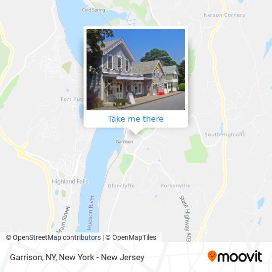 Mapa de Garrison, NY