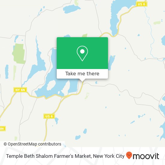 Mapa de Temple Beth Shalom Farmer's Market